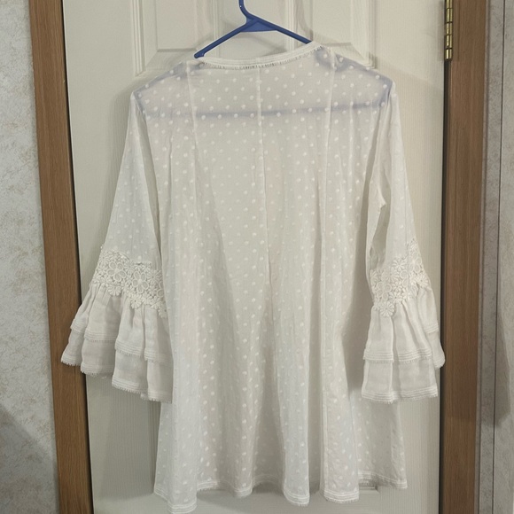 Andrew GN French Designer Swiss Dot Zip Front French Size 38 - Picture 4 of 10